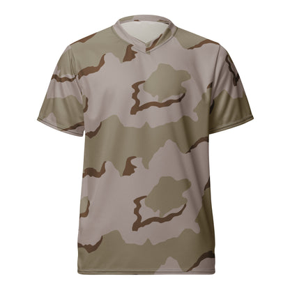 American Coffee Stain Desert Combat Uniform (DCU) CAMO Unisex Sports Jersey