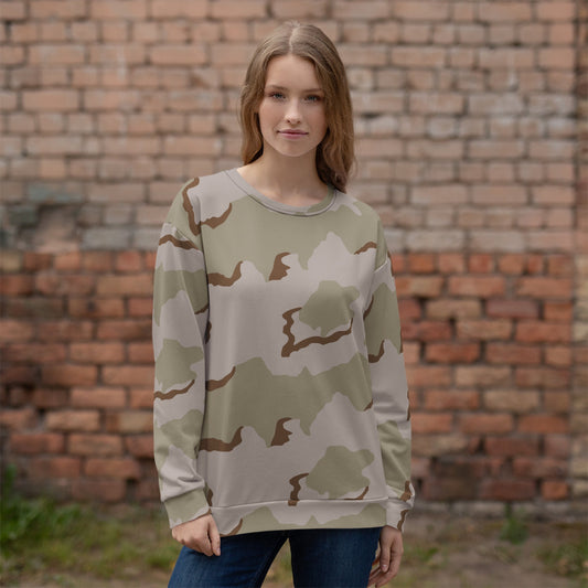 American Coffee Stain Desert Combat Uniform (DCU) CAMO Unisex Sweatshirt