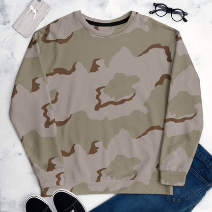 American Coffee Stain Desert Combat Uniform (DCU) CAMO Unisex Sweatshirt