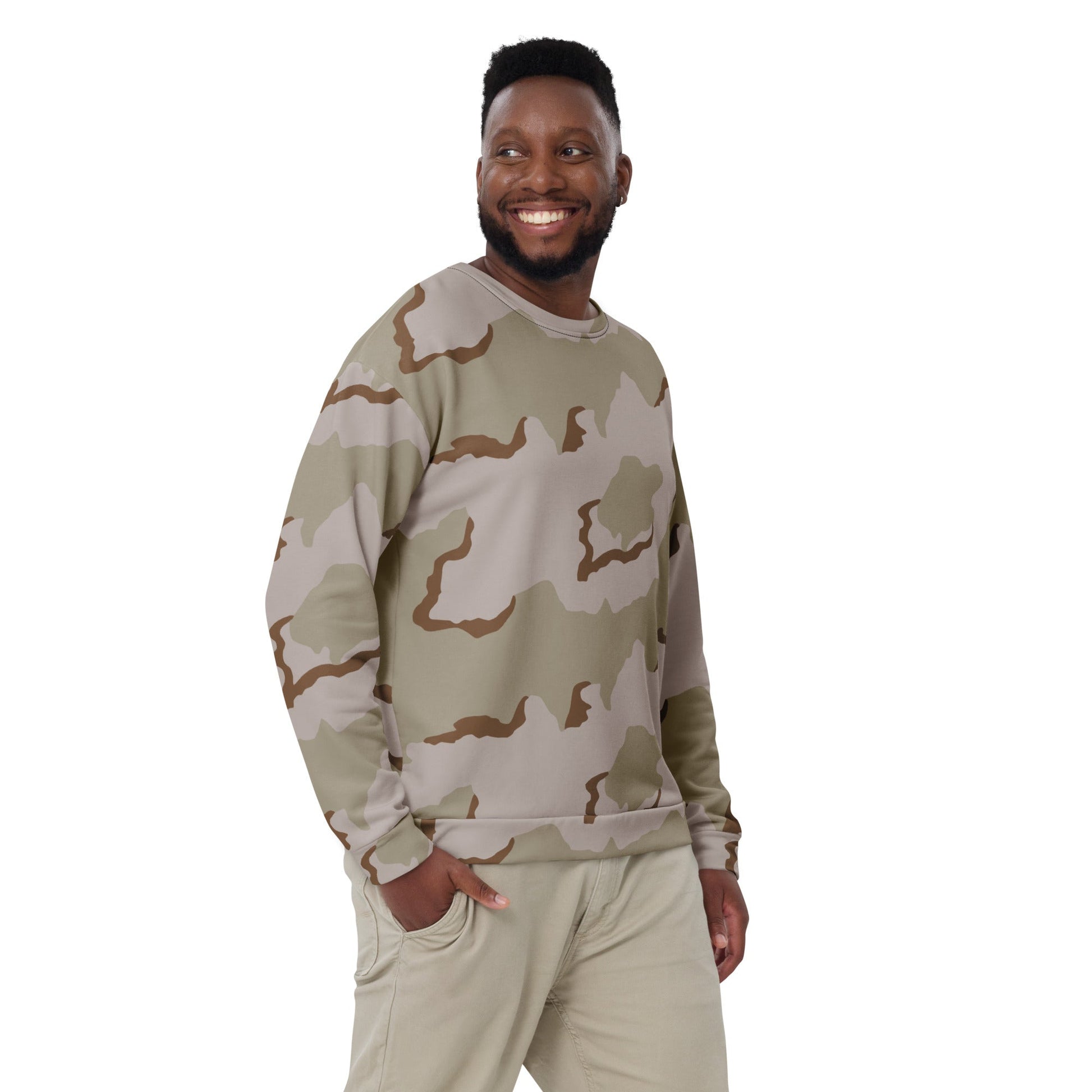 American Coffee Stain Desert Combat Uniform (DCU) CAMO Unisex Sweatshirt