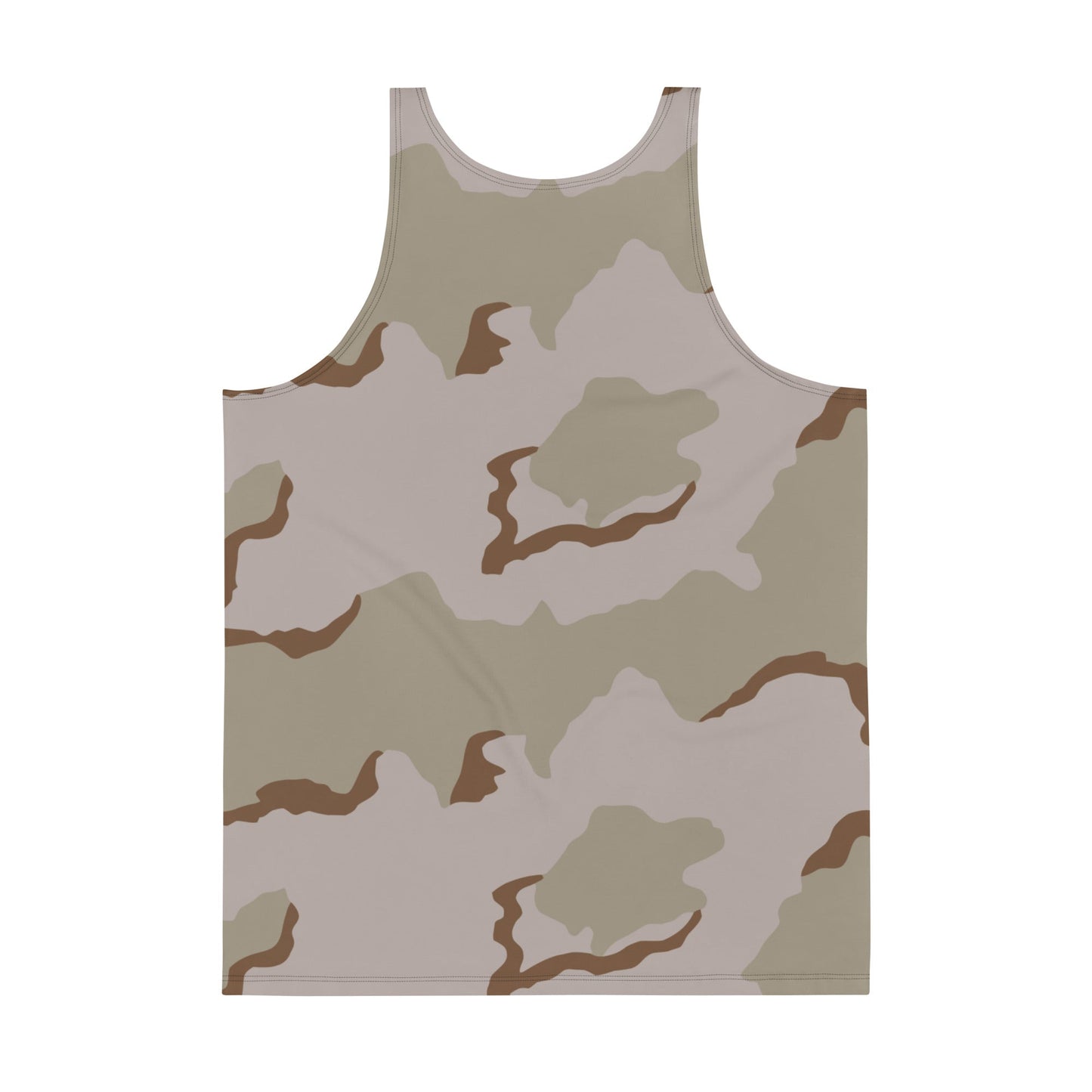 American Coffee Stain Desert Combat Uniform (DCU) CAMO Unisex Tank Top - Tops