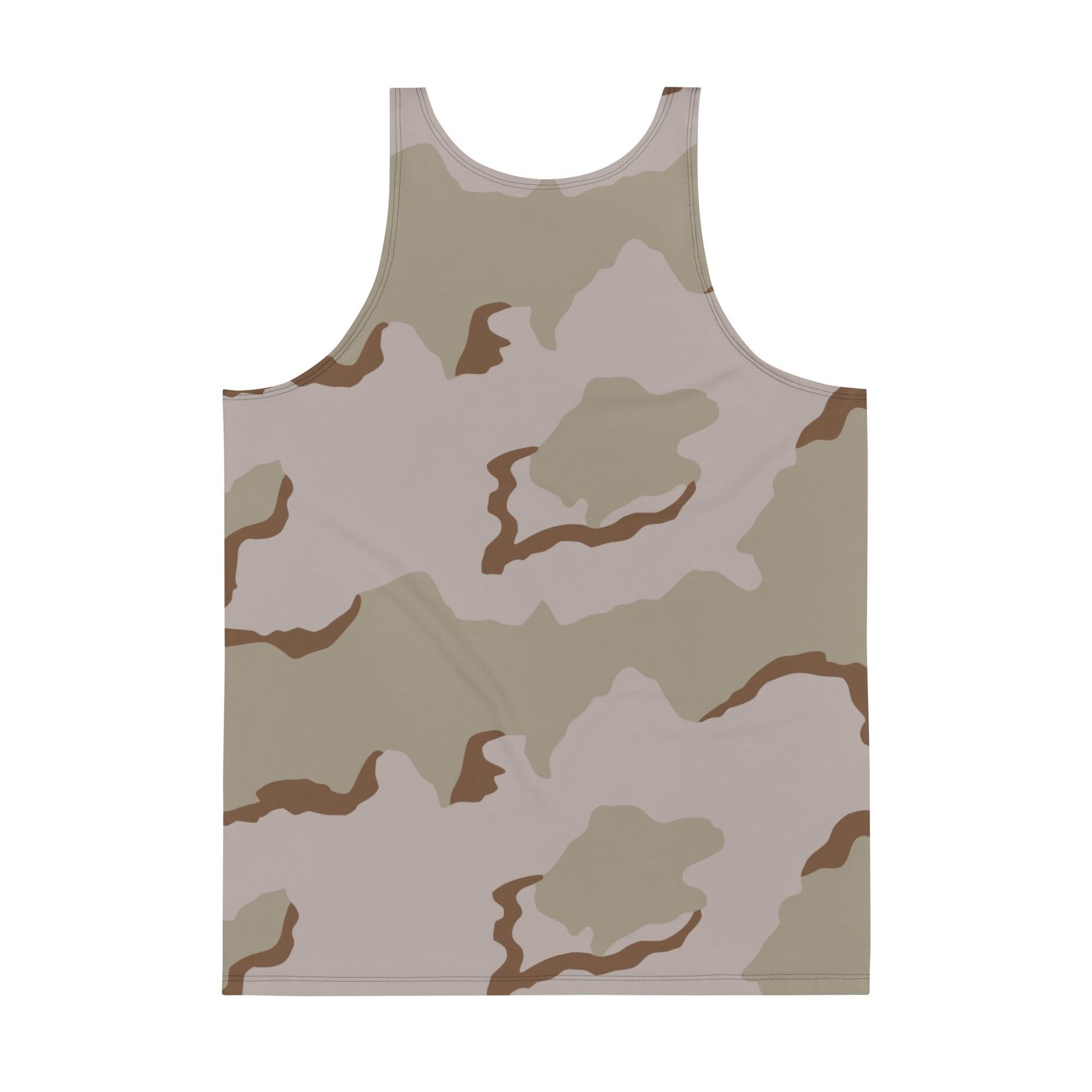 American Coffee Stain Desert Combat Uniform (DCU) CAMO Unisex Tank Top - Tops