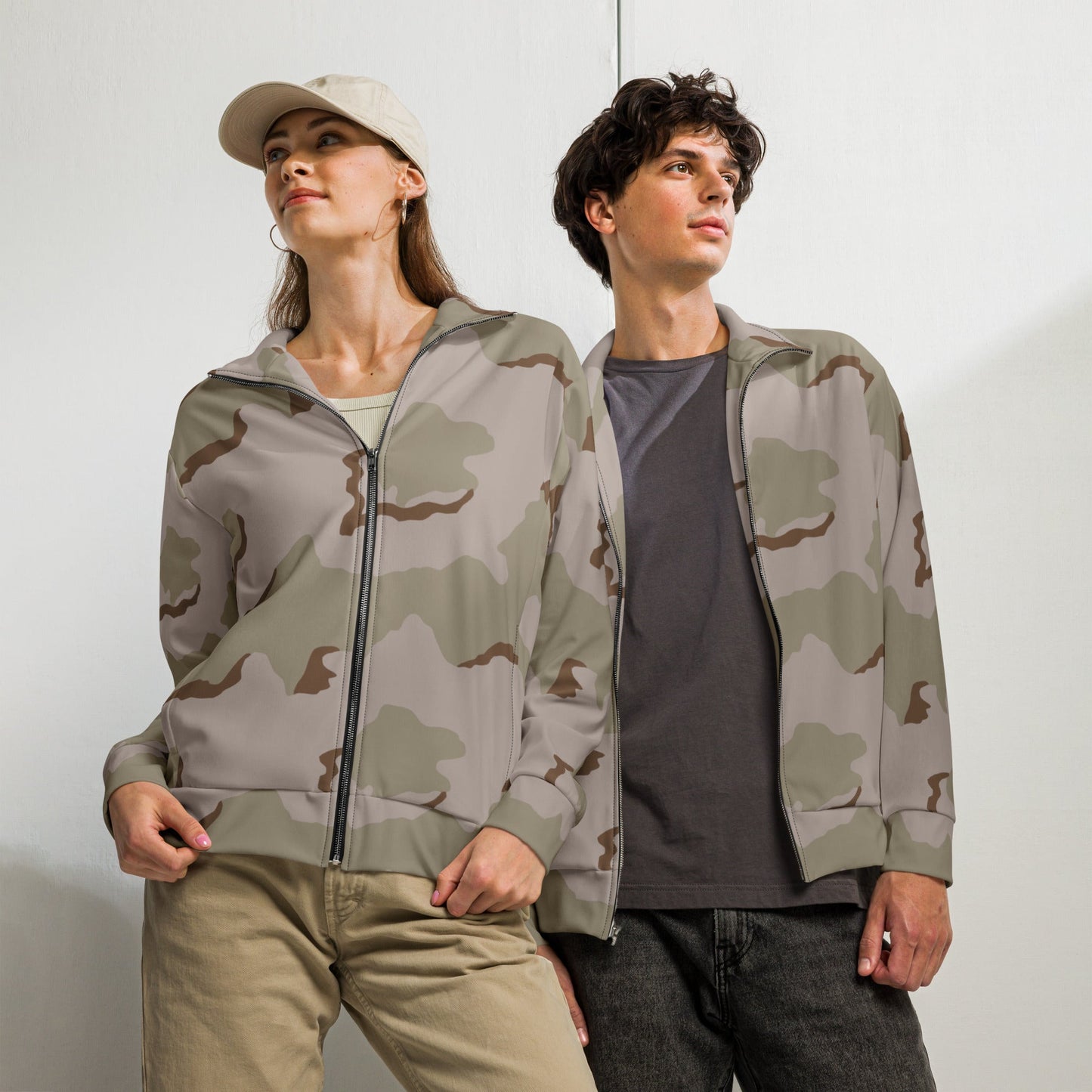American Coffee Stain Desert Combat Uniform (DCU) CAMO Unisex track jacket - 2XS - Track Jackets
