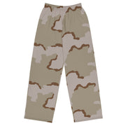Coffee Stain Desert CAMO Unisex Wide-Leg Leisure Pants - 2XS - Pant