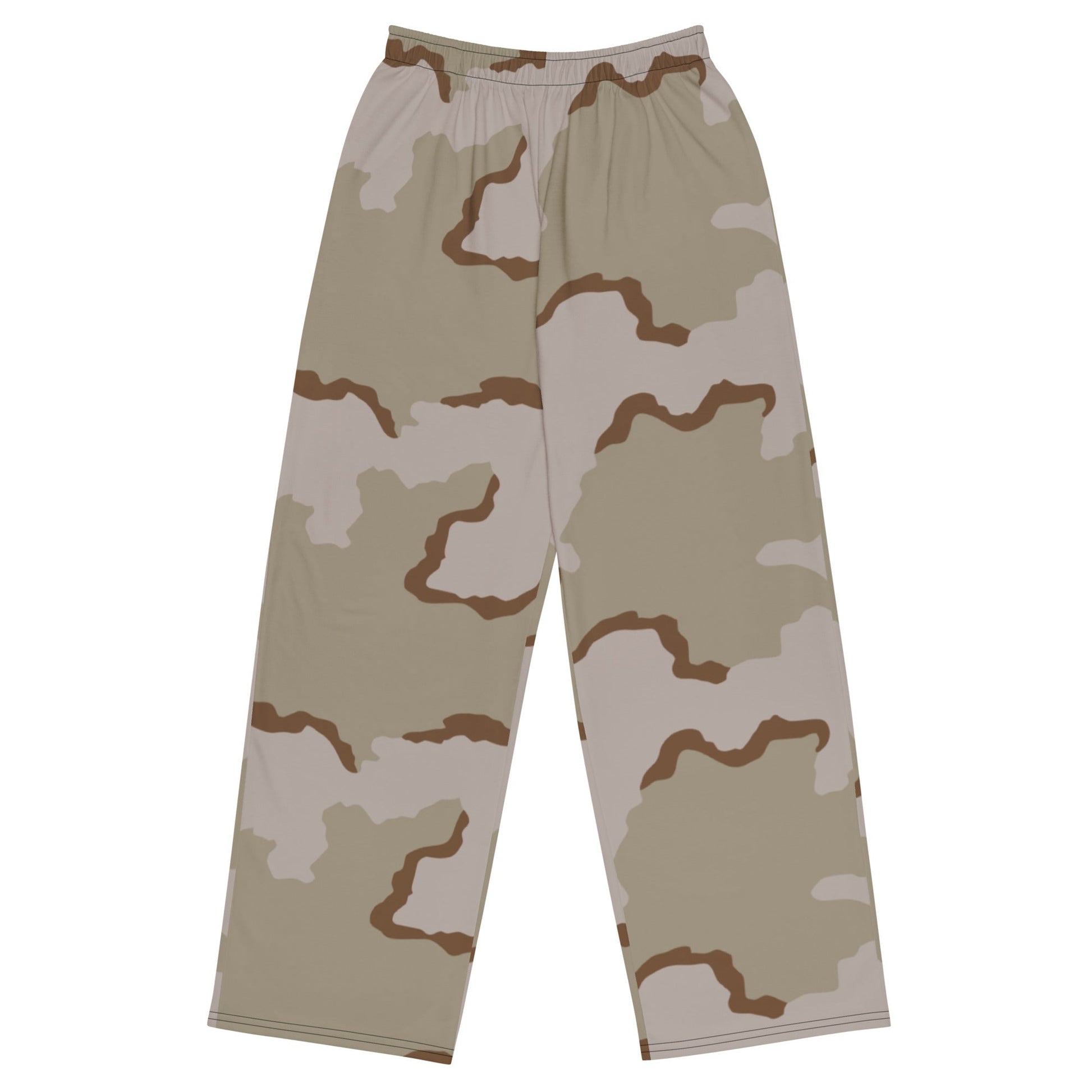 American Coffee Stain Desert Combat Uniform (DCU) CAMO unisex wide-leg pants - 2XS - Wide-leg Pants