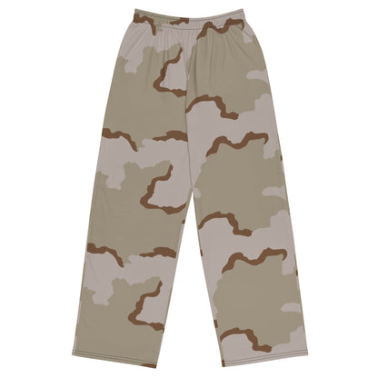 American Coffee Stain Desert Combat Uniform (DCU) CAMO unisex wide-leg pants - 2XS - Wide-leg Pants