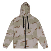 Coffee Stain Desert CAMO Unisex Zip Hoodie - 2XS