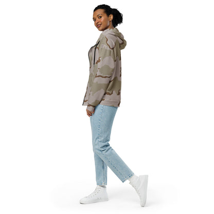 American Coffee Stain Desert Combat Uniform (DCU) CAMO Unisex zip hoodie - Zip Hoodies