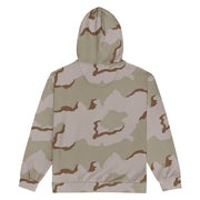 Coffee Stain Desert CAMO Unisex Zip Hoodie