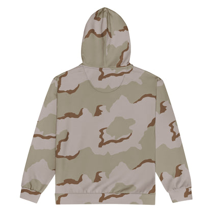 American Coffee Stain Desert Combat Uniform (DCU) CAMO Unisex zip hoodie - Zip Hoodies