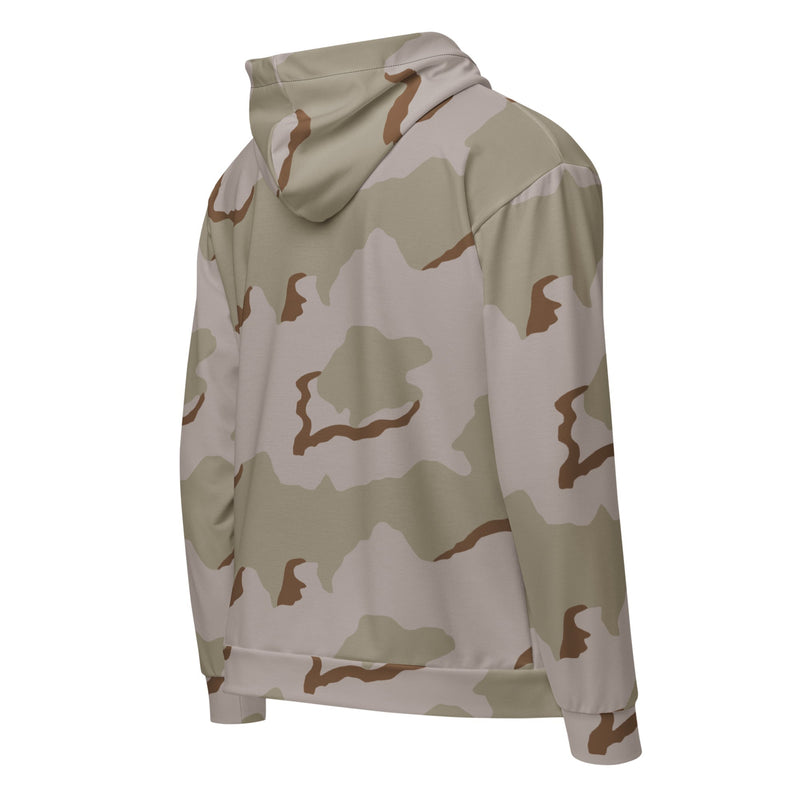 Coffee Stain Desert CAMO Unisex Zip Hoodie