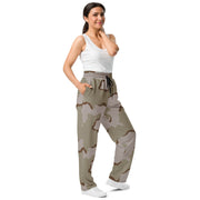 Coffee Stain Desert CAMO Unisex Wide-Leg Joggers