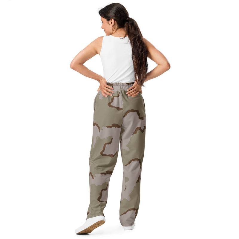Coffee Stain Desert CAMO Unisex Wide-Leg Joggers
