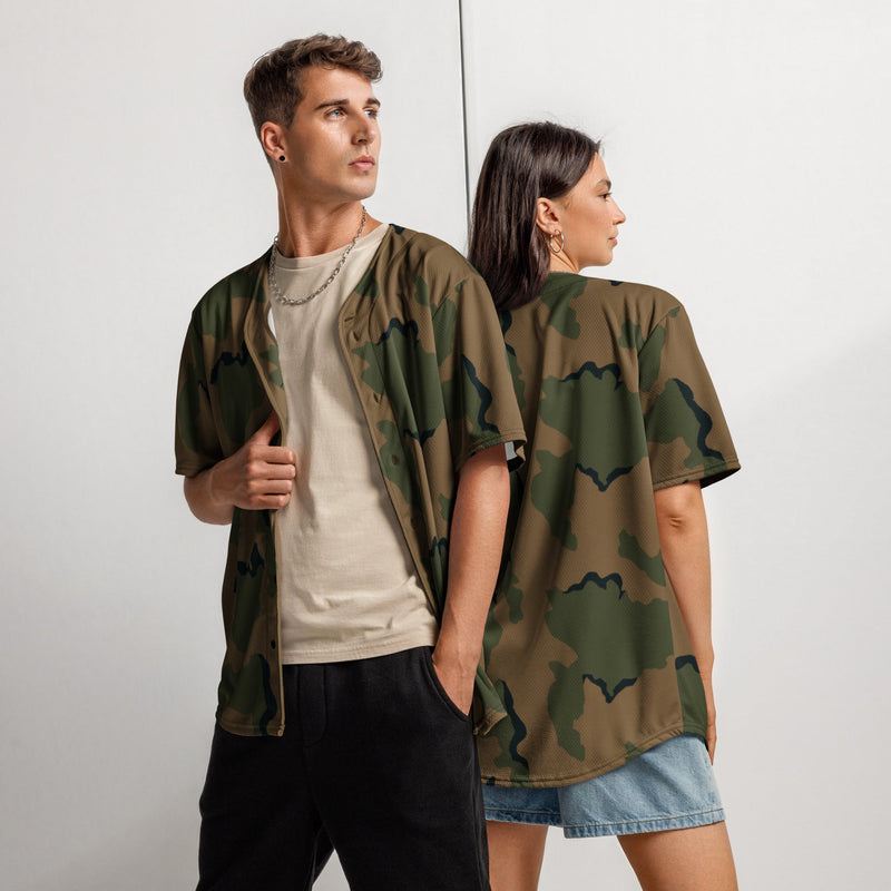 Coffee Stain Mountain CAMO Unisex Baseball Jersey - 2XS
