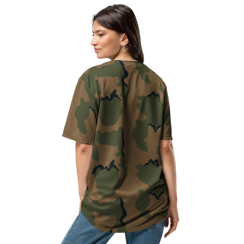 Coffee Stain Mountain CAMO Unisex Baseball Jersey