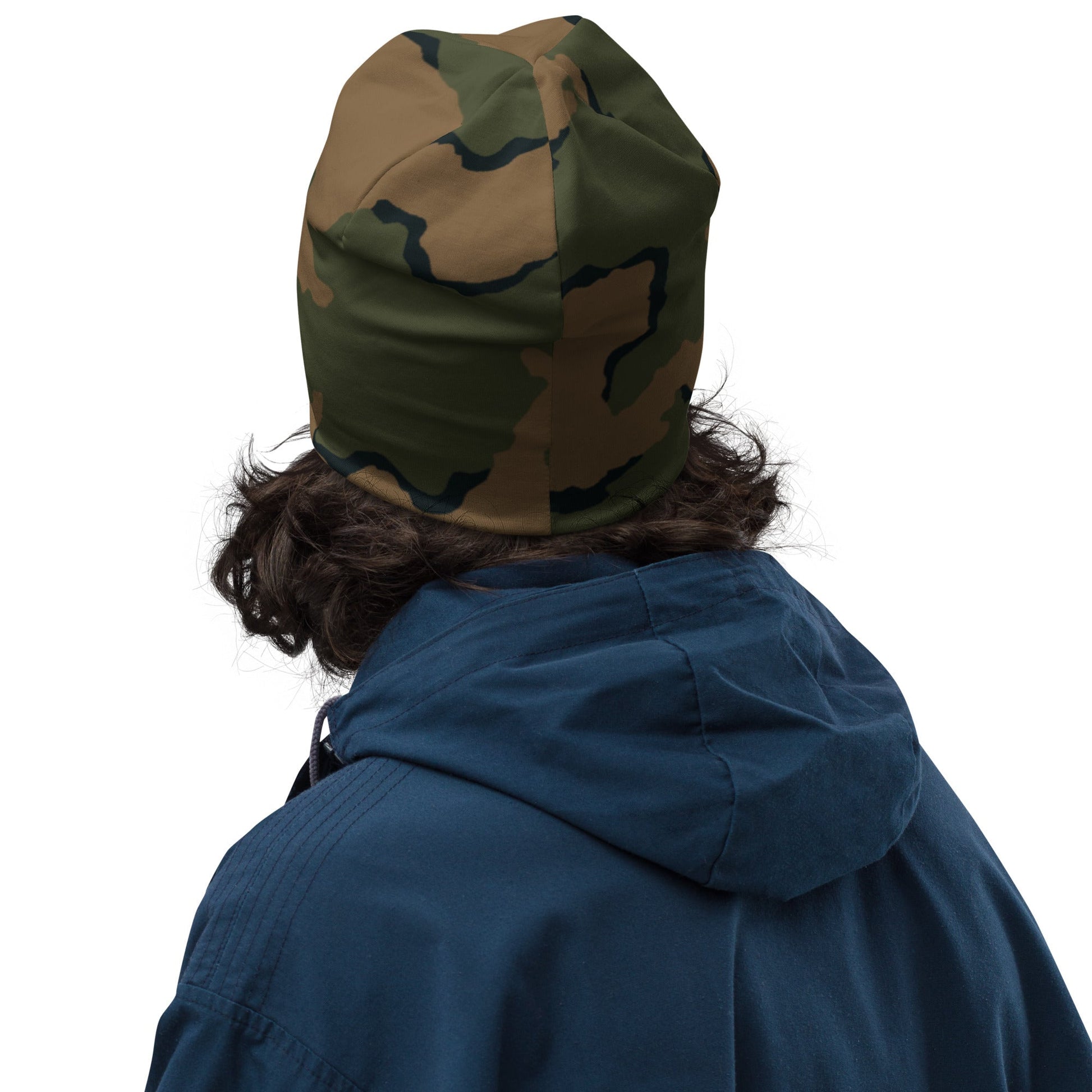 American Coffee Stain Mountain CAMO Beanie - Beanies
