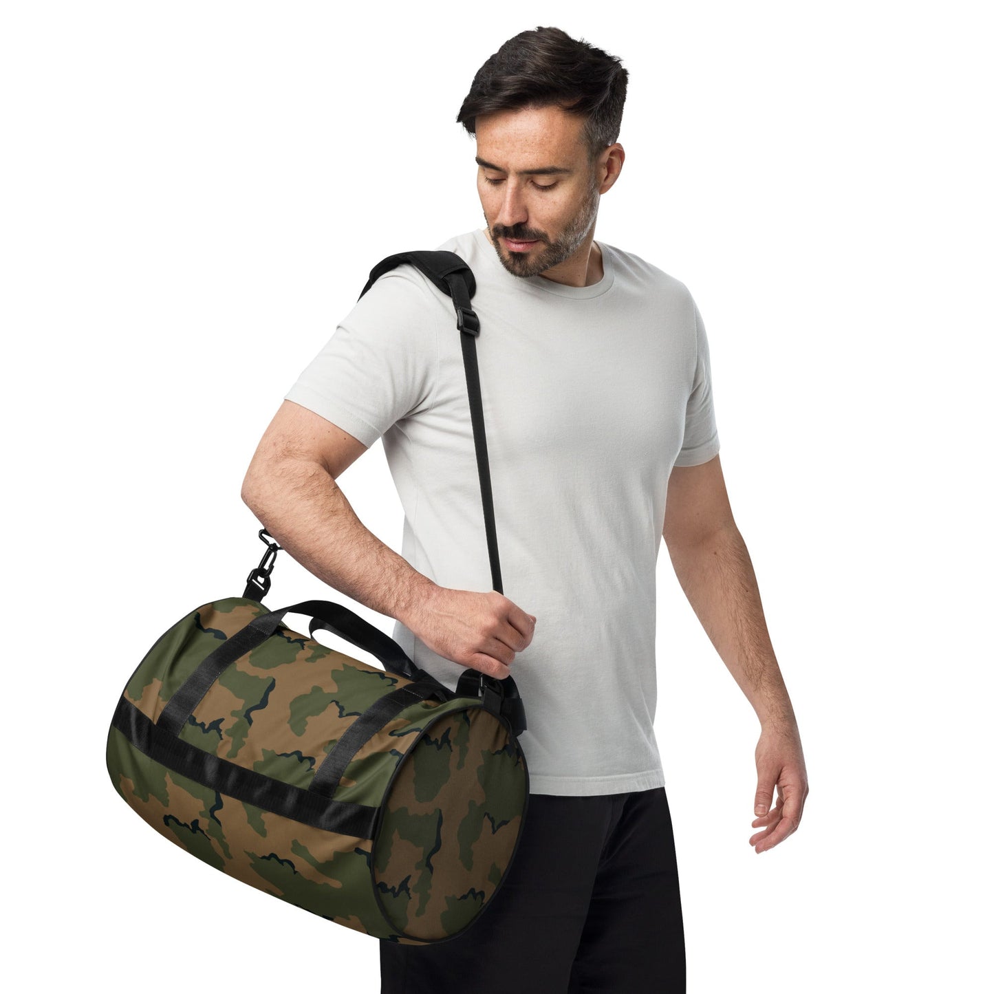 American Coffee Stain Mountain CAMO gym bag - Gym Bags