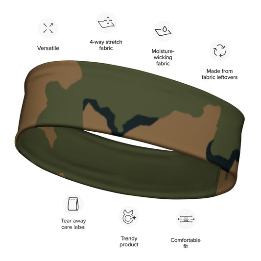 American Coffee Stain Mountain CAMO Headband - M - Headbands