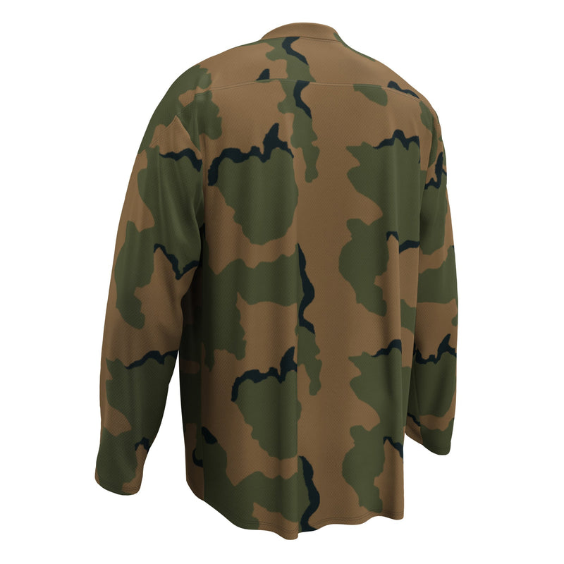 Coffee Stain Mountain CAMO Unisex Hockey Fan Jersey