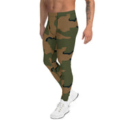 Coffee Stain Mountain CAMO Mens Leggings