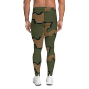 Coffee Stain Mountain CAMO Mens Leggings
