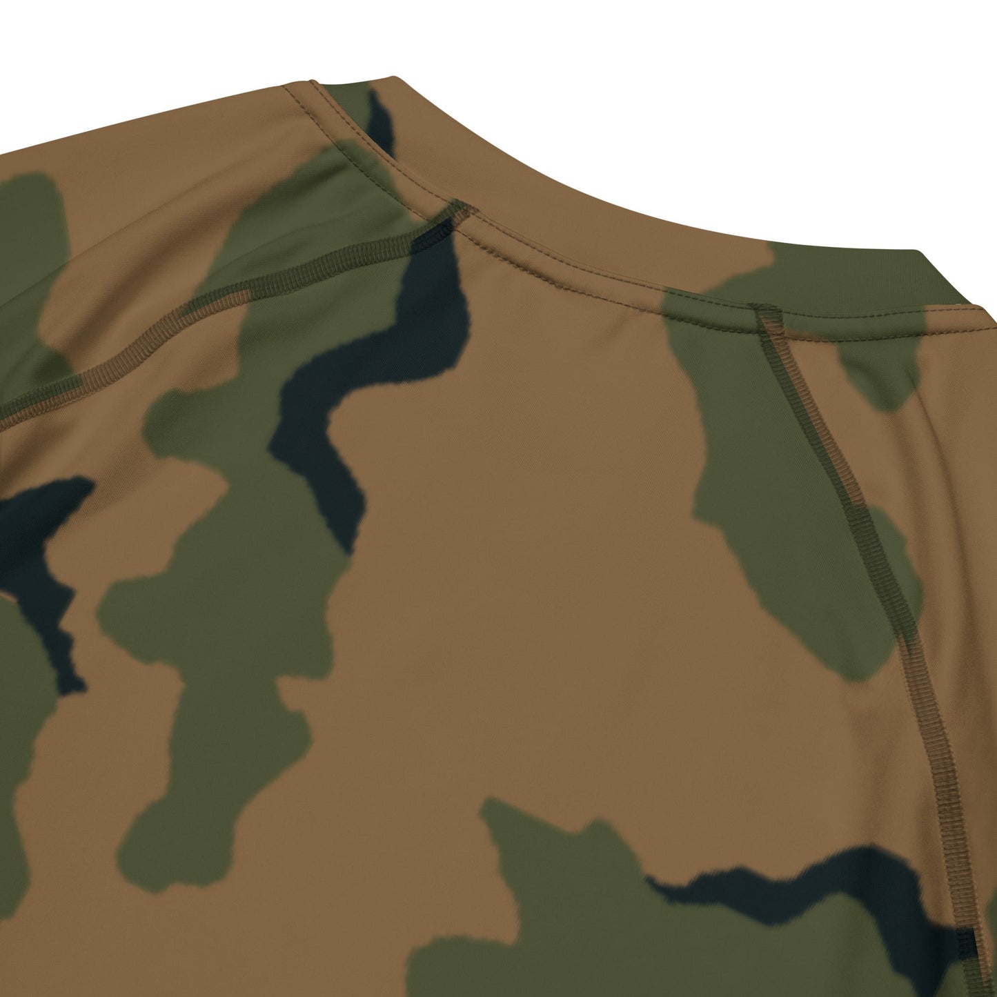 American Coffee Stain Mountain CAMO Mens Short-Sleeve Rash Guard - Short-sleeve Guards