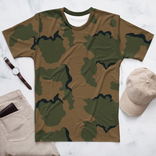 Coffee Stain Mountain CAMO Mens T-Shirt - XS