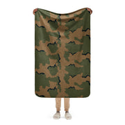 Coffee Stain Mountain CAMO Sherpa Blanket - 37″×57″