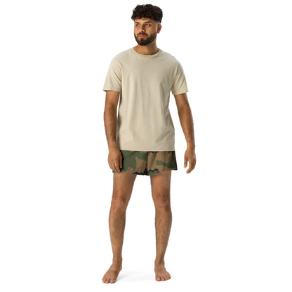 American Coffee Stain Mountain CAMO Unisex Athletic Shorts