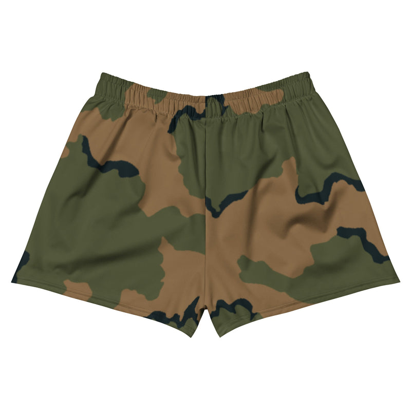 Coffee Stain Mountain CAMO Unisex Athletic Shorts