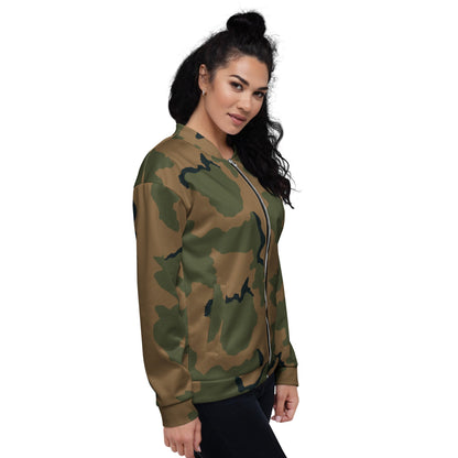 American Coffee Stain Mountain CAMO Unisex Bomber Jacket - Jackets