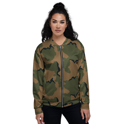 American Coffee Stain Mountain CAMO Unisex Bomber Jacket - Jackets
