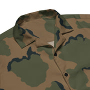 Coffee Stain Mountain CAMO Unisex Short-Sleeve Button Shirt - Button-Up