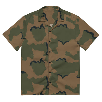 American Coffee Stain Mountain CAMO Unisex button shirt - 2XS - Button Shirts