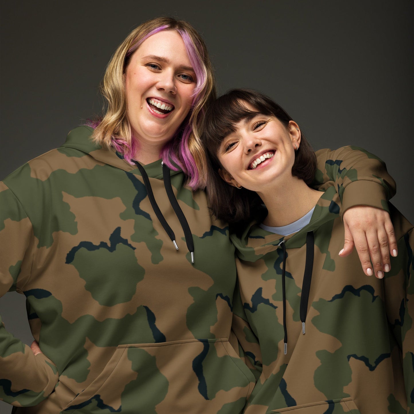 American Coffee Stain Mountain CAMO Unisex Hoodie - Hoodies