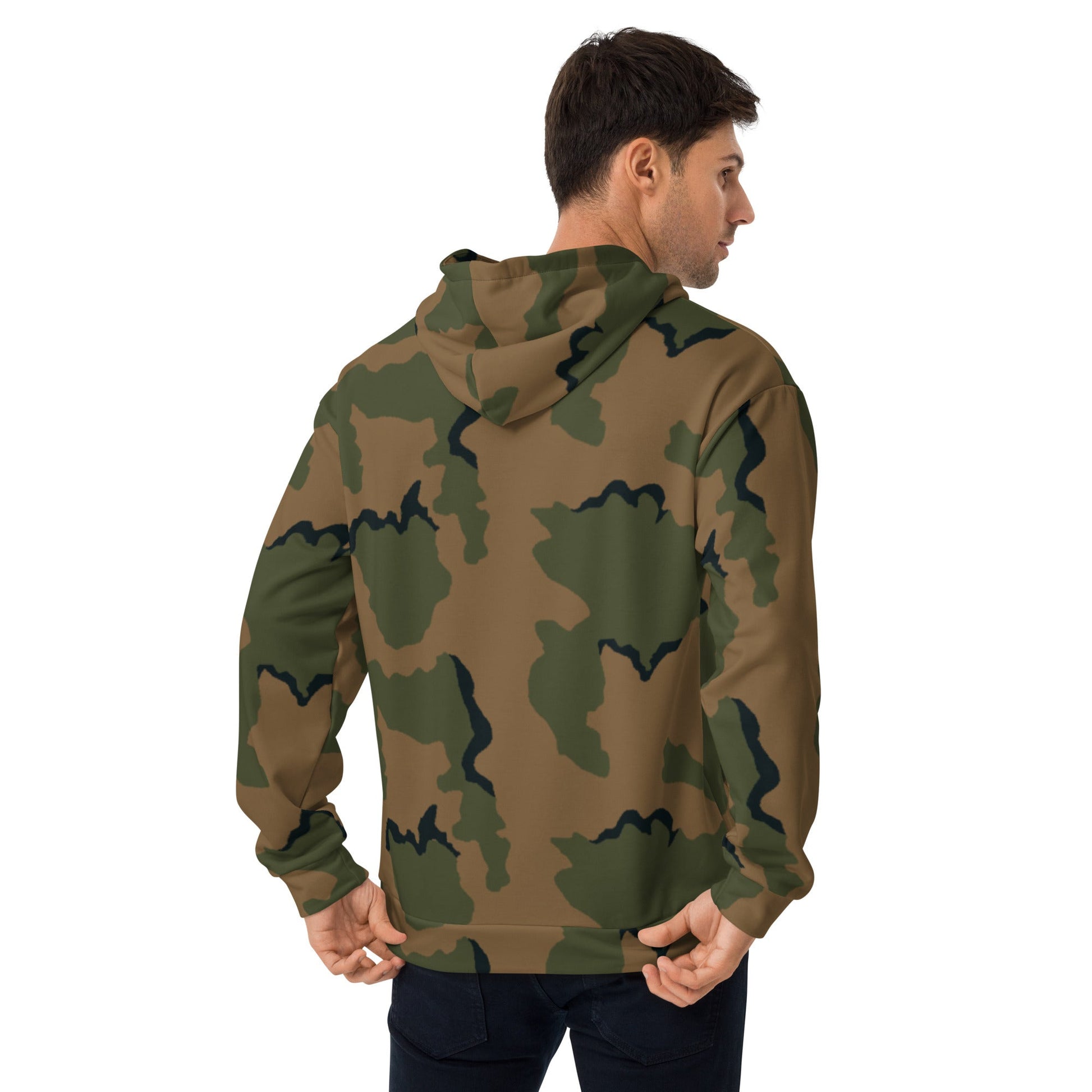 American Coffee Stain Mountain CAMO Unisex Hoodie - Hoodies