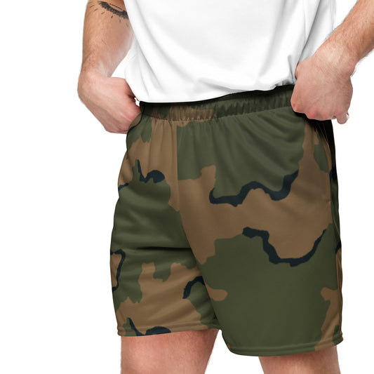 American Coffee Stain Mountain CAMO Unisex mesh shorts - Mesh Shorts
