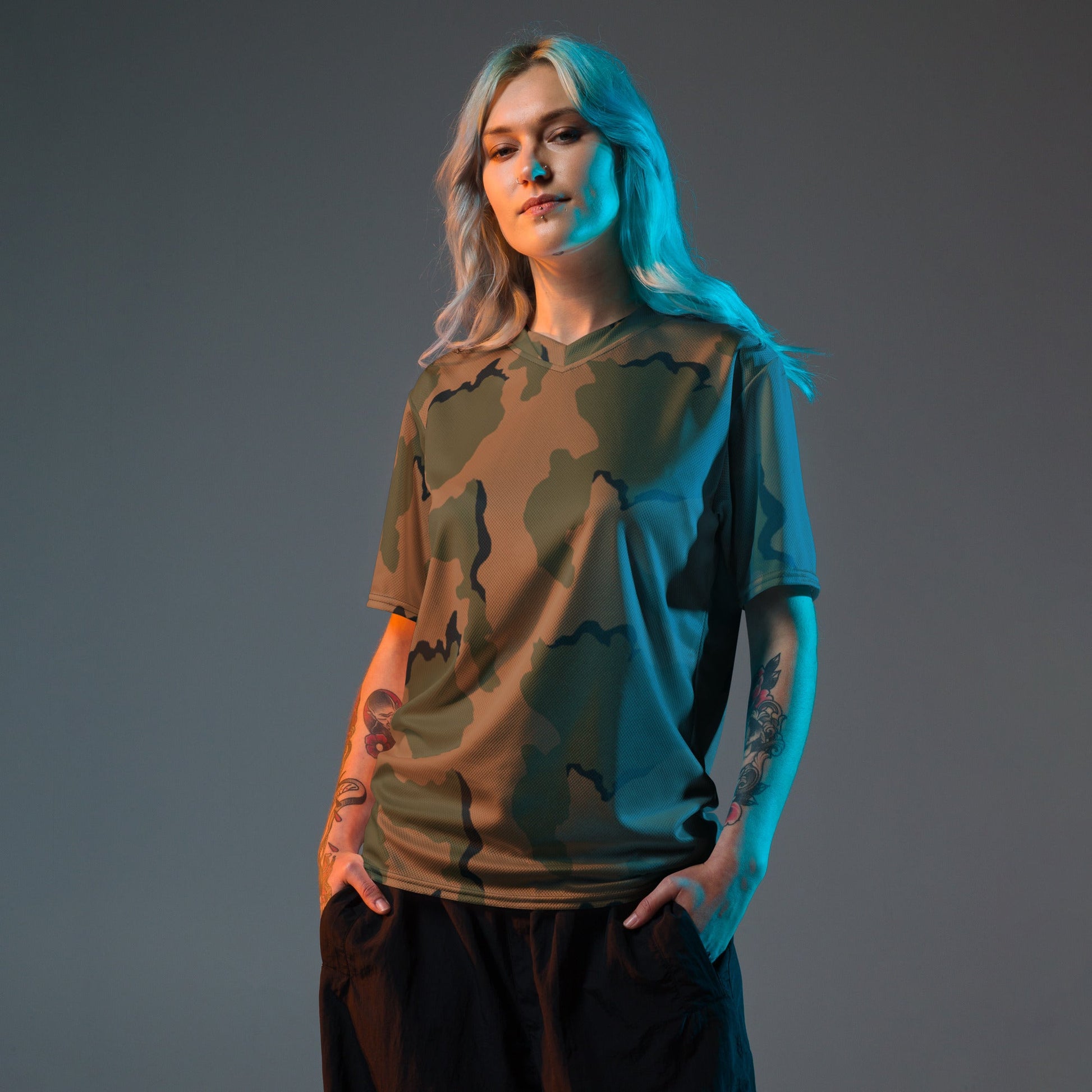 American Coffee Stain Mountain CAMO unisex sports jersey - Sports Jerseys