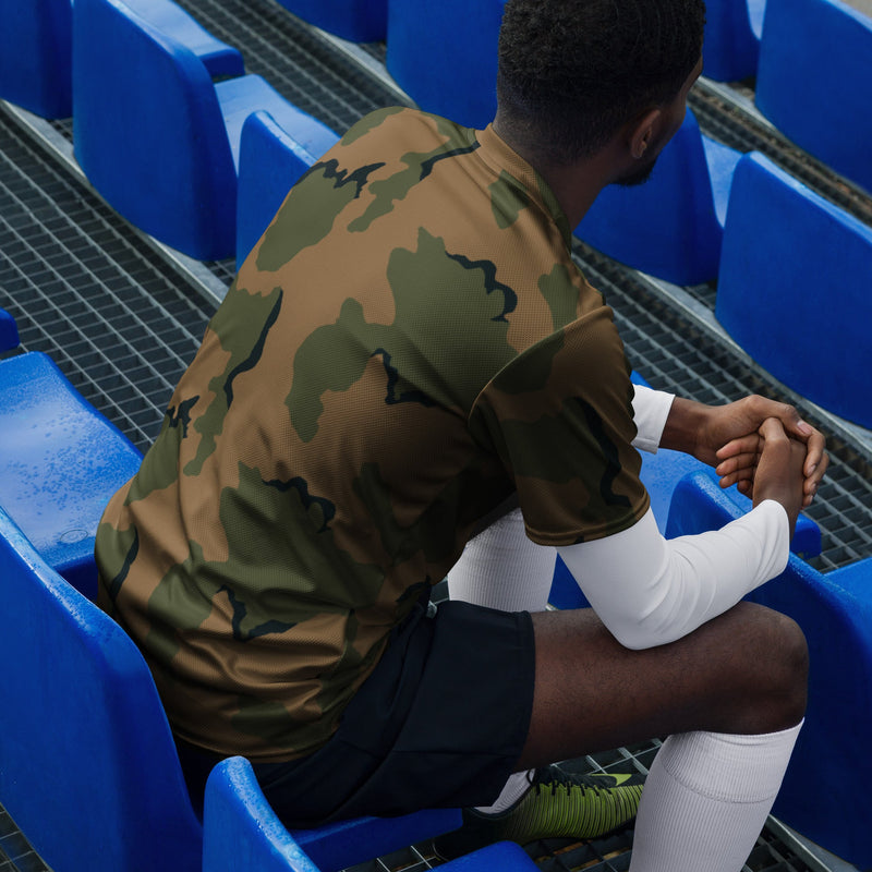 Coffee Stain Mountain CAMO Unisex Sports Jersey