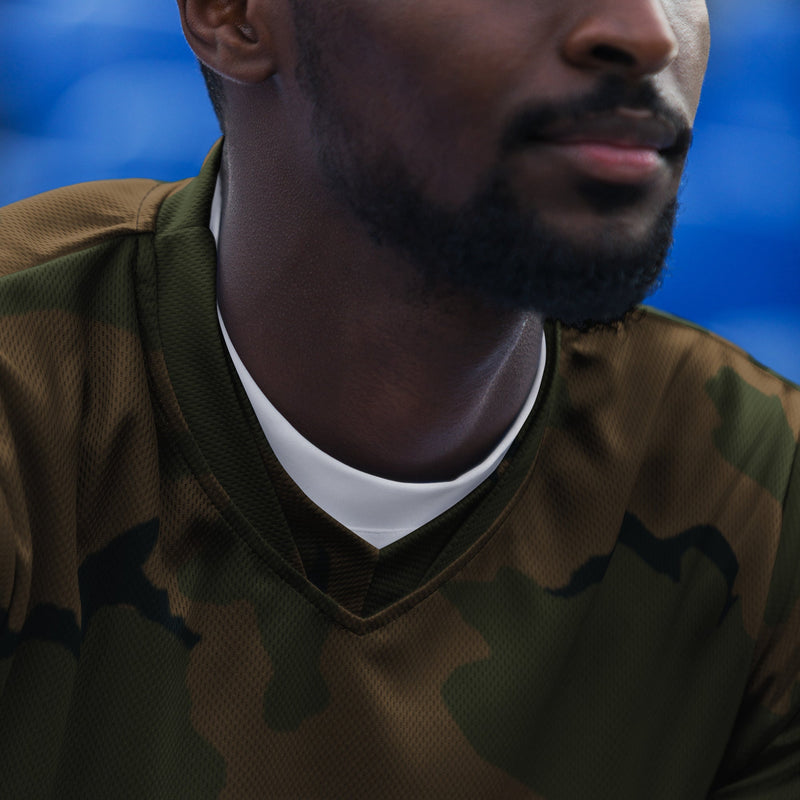 Coffee Stain Mountain CAMO Unisex Sports Jersey
