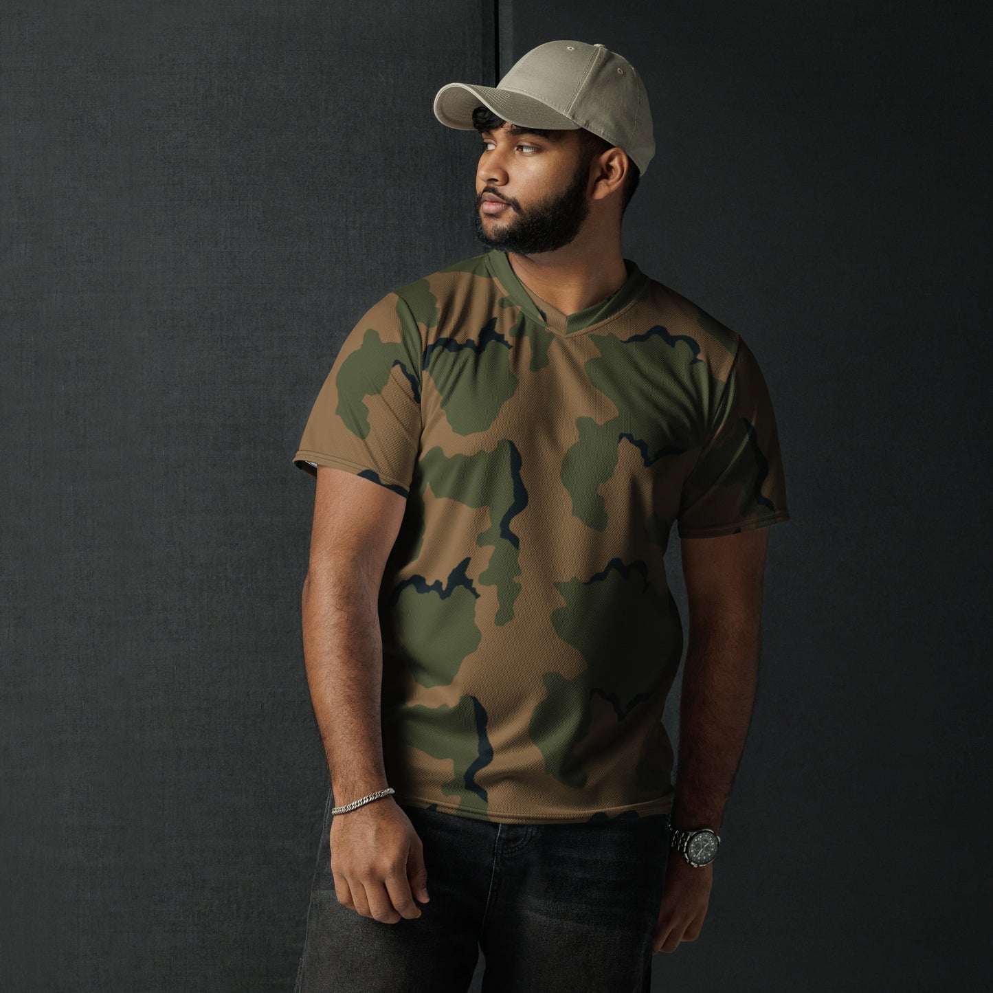 American Coffee Stain Mountain CAMO unisex sports jersey - Sports Jerseys