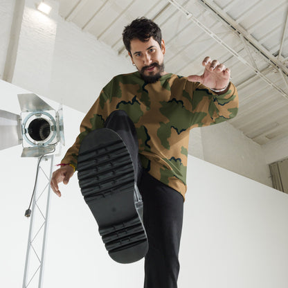 American Coffee Stain Mountain CAMO Unisex Sweatshirt - Sweatshirts