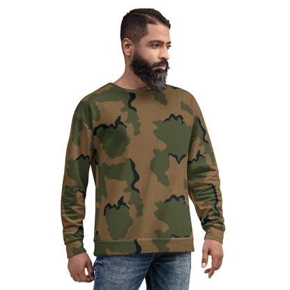 American Coffee Stain Mountain CAMO Unisex Sweatshirt - Sweatshirts
