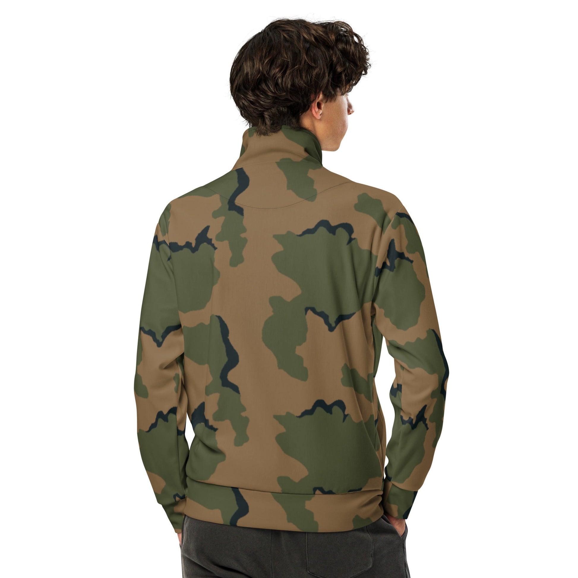 American Coffee Stain Mountain CAMO Unisex track jacket - Track Jackets