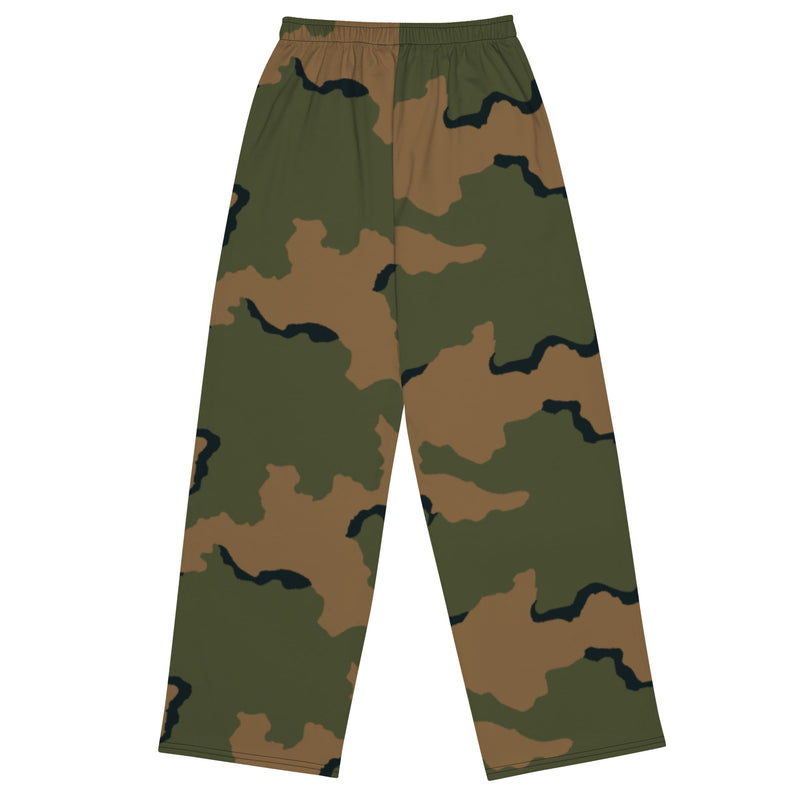 Coffee Stain Mountain CAMO Unisex Wide-Leg Leisure Pants