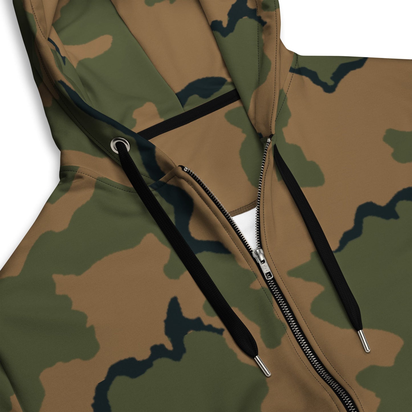 American Coffee Stain Mountain CAMO Unisex zip hoodie - Zip Hoodies