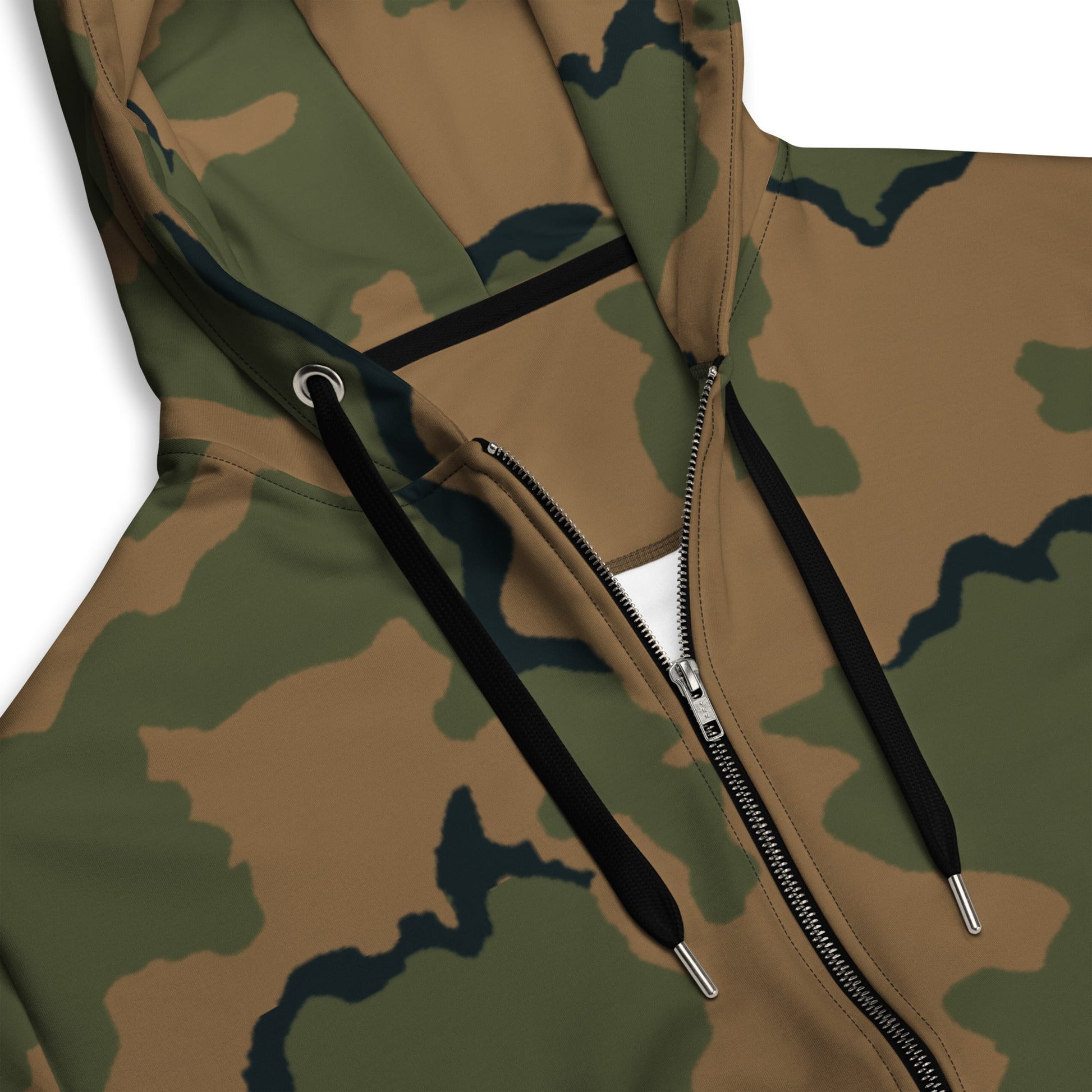 American Coffee Stain Mountain CAMO Unisex zip hoodie - Zip Hoodies