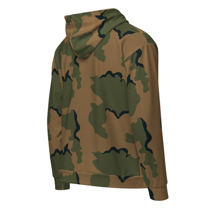 American Coffee Stain Mountain CAMO Unisex zip hoodie - Zip Hoodies