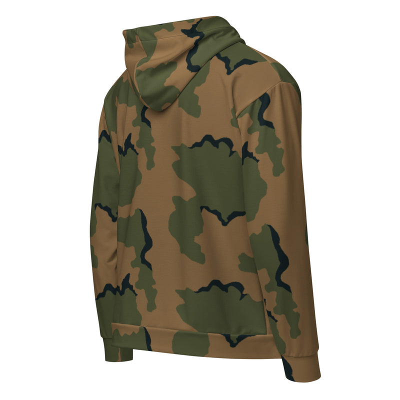 Coffee Stain Mountain CAMO Unisex Zip Hoodie