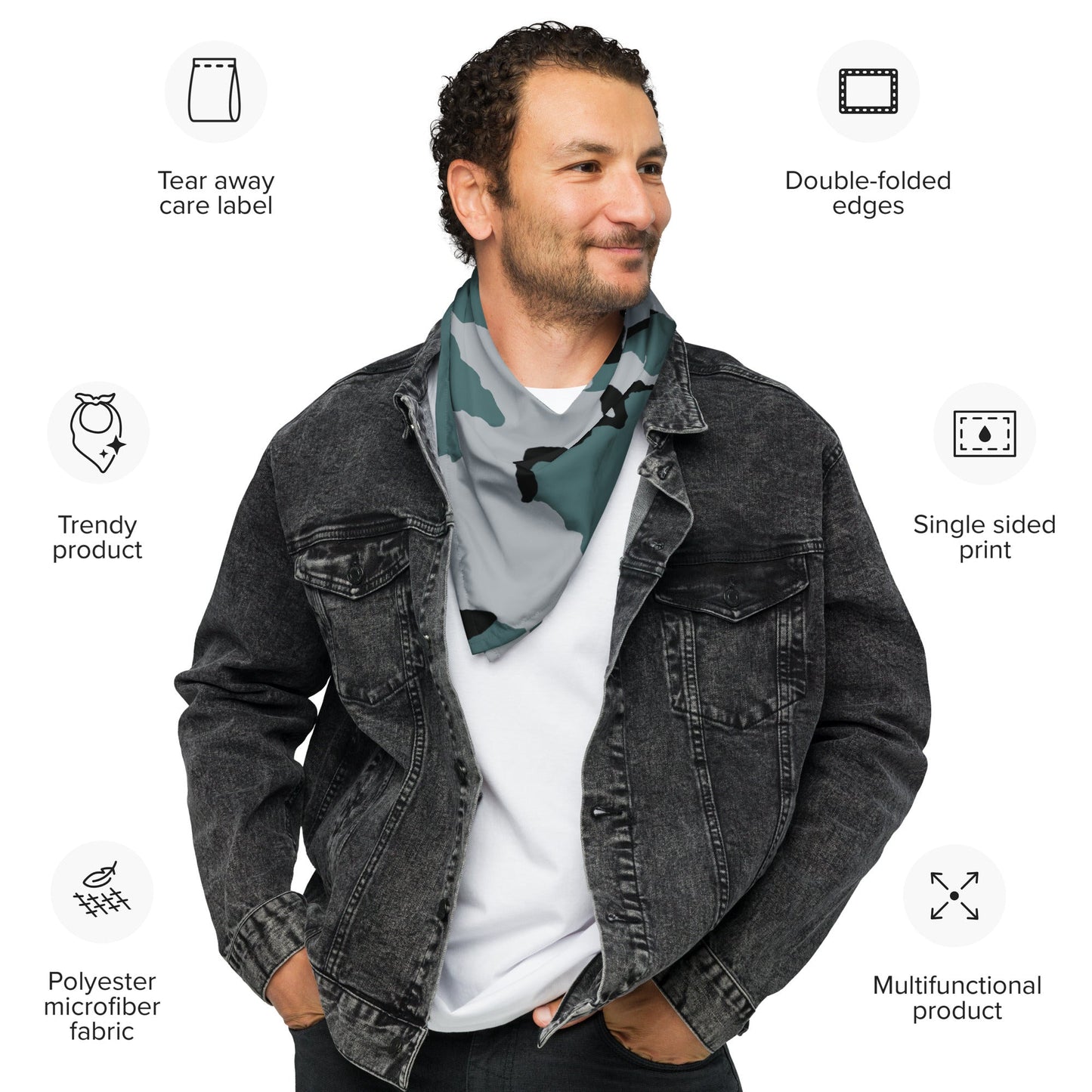 American Coffee Stain Urban CAMO bandana - Bandanas